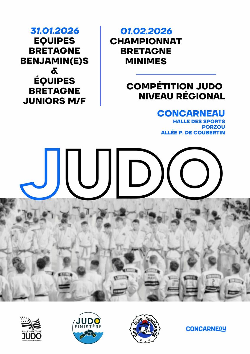 Compétitions à Concarneau le 31.01 et 01.02 2026